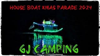 Boat camping,cooking, house boat Christmas parade!!!