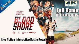 (PS5)Bloodshore-Full Game & Ending|Battle Royale interactive movie| Romance Trish (Hindi Commentary)