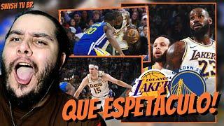 LeBron e Curry tem noite FANTÁSTICA, mas quem DECIDIU foi Austin Reaves! / Lakers vs Warriors