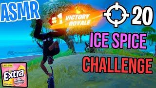 ASMR Gaming  Fortnite Ice Spice Challenge! Relaxing Gum Chewing  Controller Sounds + Whispering 