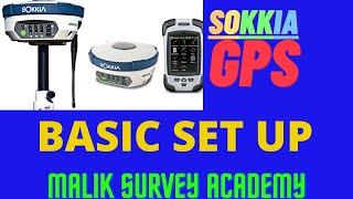 Set up of GPS (SOKKIA)