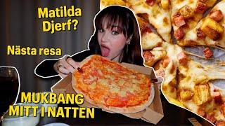 PIZZA och gossip | Mukbang