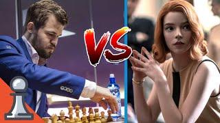 Beth Harmon Alter 22 Gegen Magnus Carlsen Alter 29