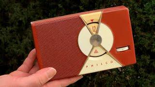 First PHILCO transistor radio - 1956 - manuals, history, Philips, Norelco - collectornet.net