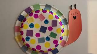 Craft- along: paper plate snail!