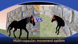 UE4 Multi Capsules Movement System - Horse - DynamicNode Plugin