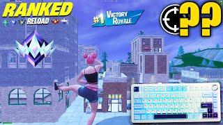 AULA F75 ASMR  Unreal Ranked Reload Satisfying Keyboard Fortnite 540FPS 4K