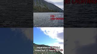 Diomede Islands #topics #usa #russia #Proliv Beringa#globe intriguing natural wonders #scientific