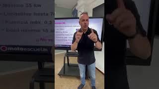 ¿ Qué podemos conducir con el permiso A2 ? Te lo explicamos en este breve vídeo. #motoescuela