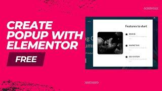 How to Create a Free Popup Using Elementor | Button Popup