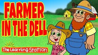 Farmer In The Dell  Nursery Rhymes for Kids  Farm & Brain Breaks Songs  by The Learning Station