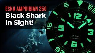 Eska Amphibian 250 Black Shark Dive Watch In Review