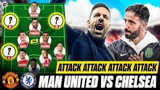 Ruud's Amorim Ambition, Hojlund & Amad START? | MAN UTD vs CHELSEA Starting XI & Preview