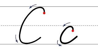 Как пишется буква С. Пишем букву С правильно и красиво. Исправляем почерк. Пропись.
