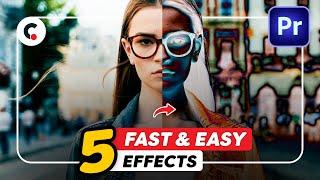 5 FAST & EASY VISUAL EFFECTS in Premiere Pro #05