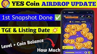 YES Coin Airdrop: The Final Update