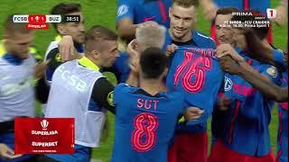 REZUMAT: FCSB - Gloria Buzău 3-2. Dublă Tavi Popescu, gol Bîrligea, dar emoţii pe final