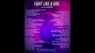 @Evanescence  #FightLikeAGirl Lyrics #short