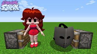 GIRLFRIEND + MASK | FNF Friday Night Funkin' Characters in Minecraft