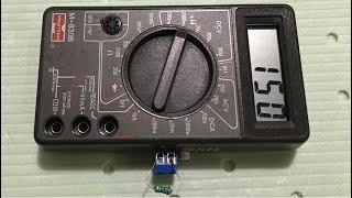 Мультиметр измеряет индуктивность / Multimeter measures inductance