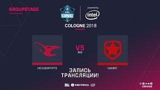 mousesports vs Gambit - ESL One Cologne 2018 - de_dust2 [GodMint, Anishared]