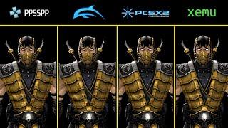 Mortal Kombat Deception | PPSSPP vs Dolphin vs PCSX2 vs Xemu Comparison | PS2 / Gamecube / Xbox