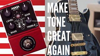 MAGA Drive Klon Copy from Greenchild Pedals - First Impression Plug In Guitar Playing