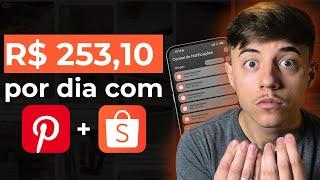 AFILIADO SHOPEE - RECEBA R$ 253,10 POR DIA UTILIZANDO O PINTEREST