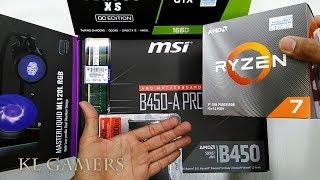 AMD Ryzen 7 3700X msi B450-A PRO GTX 1660 VENTUS XS MASTERLIQUID ML120L RGB GAMING RIG 2019