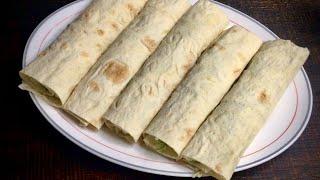 You have lavash, urgently prepare this deliciousness! A delicacy made from thin lavash with cheese 