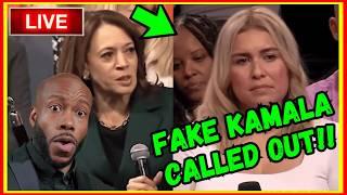 Watch Kamala’s FAKE Townhall EXPOSED by Audience Member—Moderator SHUTS IT DOWN!