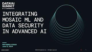 Integrating MosaicML and Data Security in Advanced Machine Learning