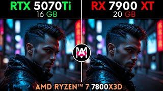 RTX 5070 Ti VS RX 7900 XT : TEST IN 20 GAMES | 1080P | 2K | 4K