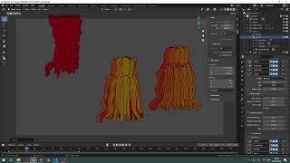 Blender grease pencil Outline modifier - hair generator