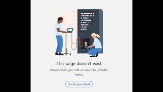 LInkedIn page not visable, not exist...problem solved!