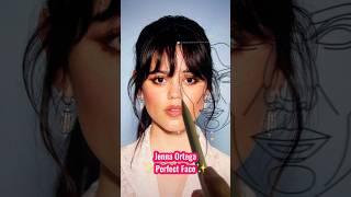 Jenna Ortega  perfect face  #jennaortega #makeup #tutorial