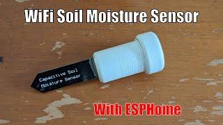 Wi-fi Soil Moisture Sensor with ESPHome