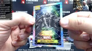 MARVEL HOLY GRAIL HIT! 9/29/2024 2024 Topps Marvel Chrome Hobby Box Random Numbers Break #16