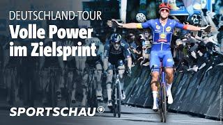 Deutschland-Tour, 1. Etappe Highlights: Sprintfinale in Heilbronn | Sportschau