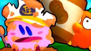 Can you Beat Kirby while Eating Peanut Butter???