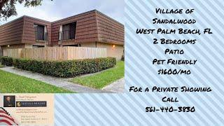Lease Sandalwood in West Palm Beach $1600/mo - 2 Bedroom
