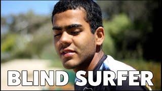 Unstoppable: Blind Surfer Derek Rabelo catching waves and breaking barriers