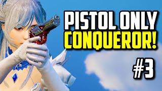 PISTOL ONLY TO CONQUEROR RANK!! (PART 3) | PUBG Mobile