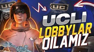 UCLİ LOBBİLAR QİLAMİZ QİZİQARLİ WOW KARTALAR  PUBG MOBİLE - LİVE STREAM