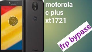 Motorola xt1721 frp bypass ! Motorola c plus frp bypass !