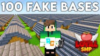 Why I Built 100 Fake Bases in Lifesteal SMP | LOYAL SMP |