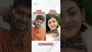 Vijay thalapathy vs kajal agarwal life journey #shorts #vijay #kajal