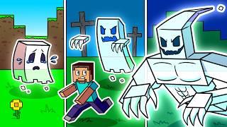 I Survived 100 DAYS as a GHOST in HARDCORE Minecraft!