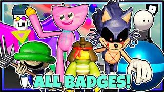 HOW TO GET ALL 20 BADGES in Become Tiky And Everything Else | ROBLOX