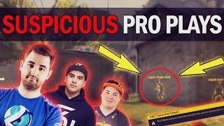 CS:GO - MOST SUSPICIOUS PRO PLAYS OF ALL TIME! ft. flusha, fallen, coldzera & More!